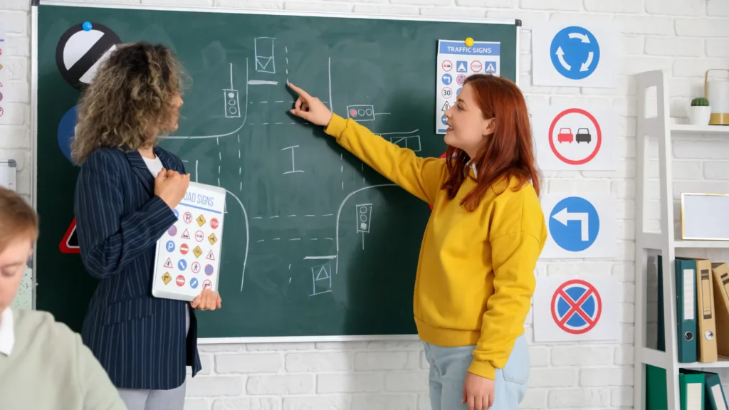 Blogbeitrag Bild Tafel lernen - Führerschein Theorieprüfung durchgefallen