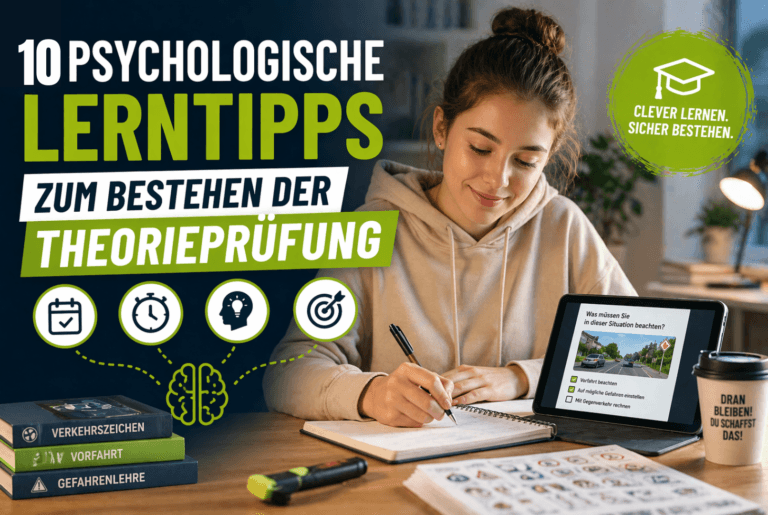 10 psychologische Lerntipps zum Bestehen der Theorieprüfung