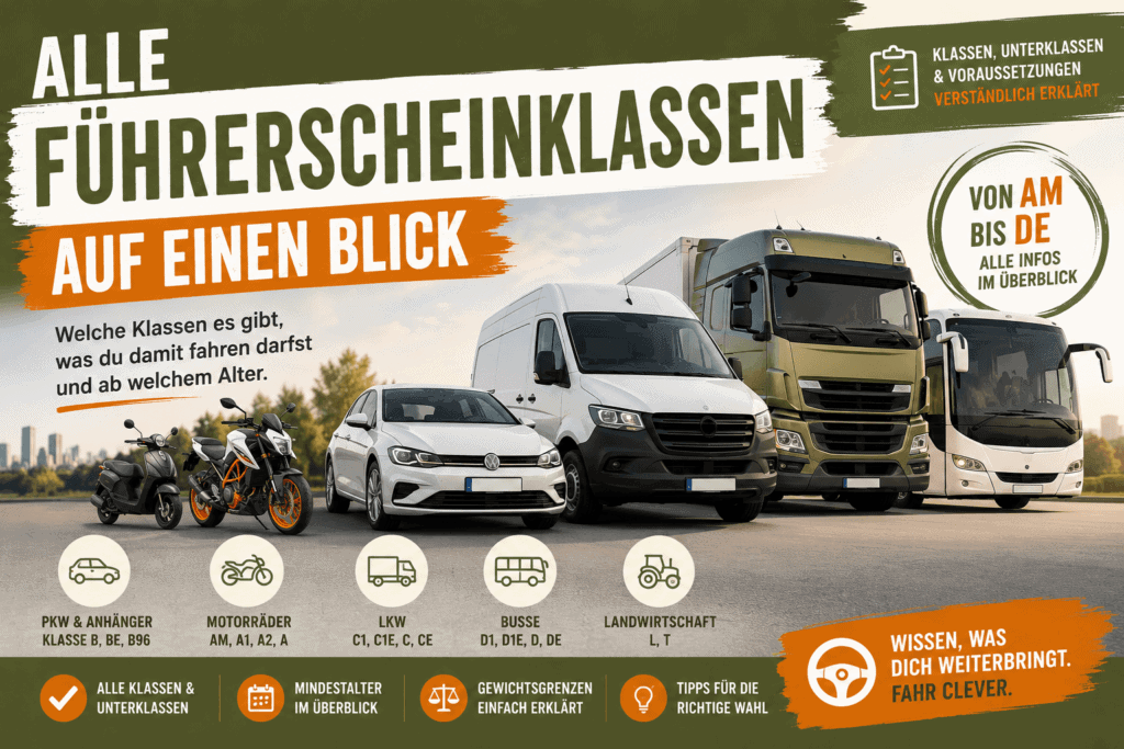 Alle Führerscheinklassen Beitragsbild