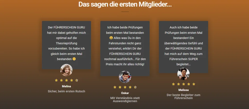 Rezensionen Führerschein Guru Führerscheinklassen