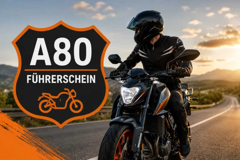 Beitragsbild A80 Führerschein, Motorradführerschein