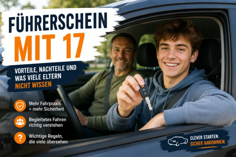 Beitragsbild Titel Begleitetes Fahren, Führerschein mit 17