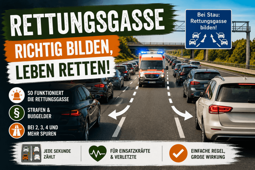 Blogartikel Titelbild Rettungsgasse