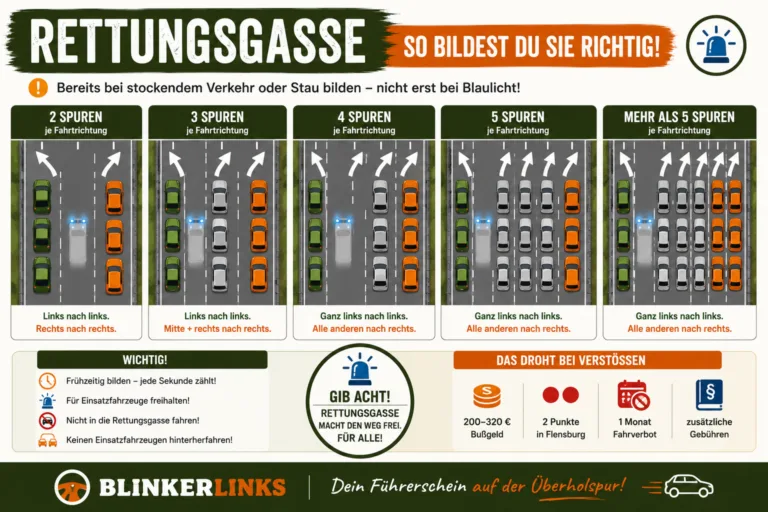 Infografik Blogartikel Rettungsgasse