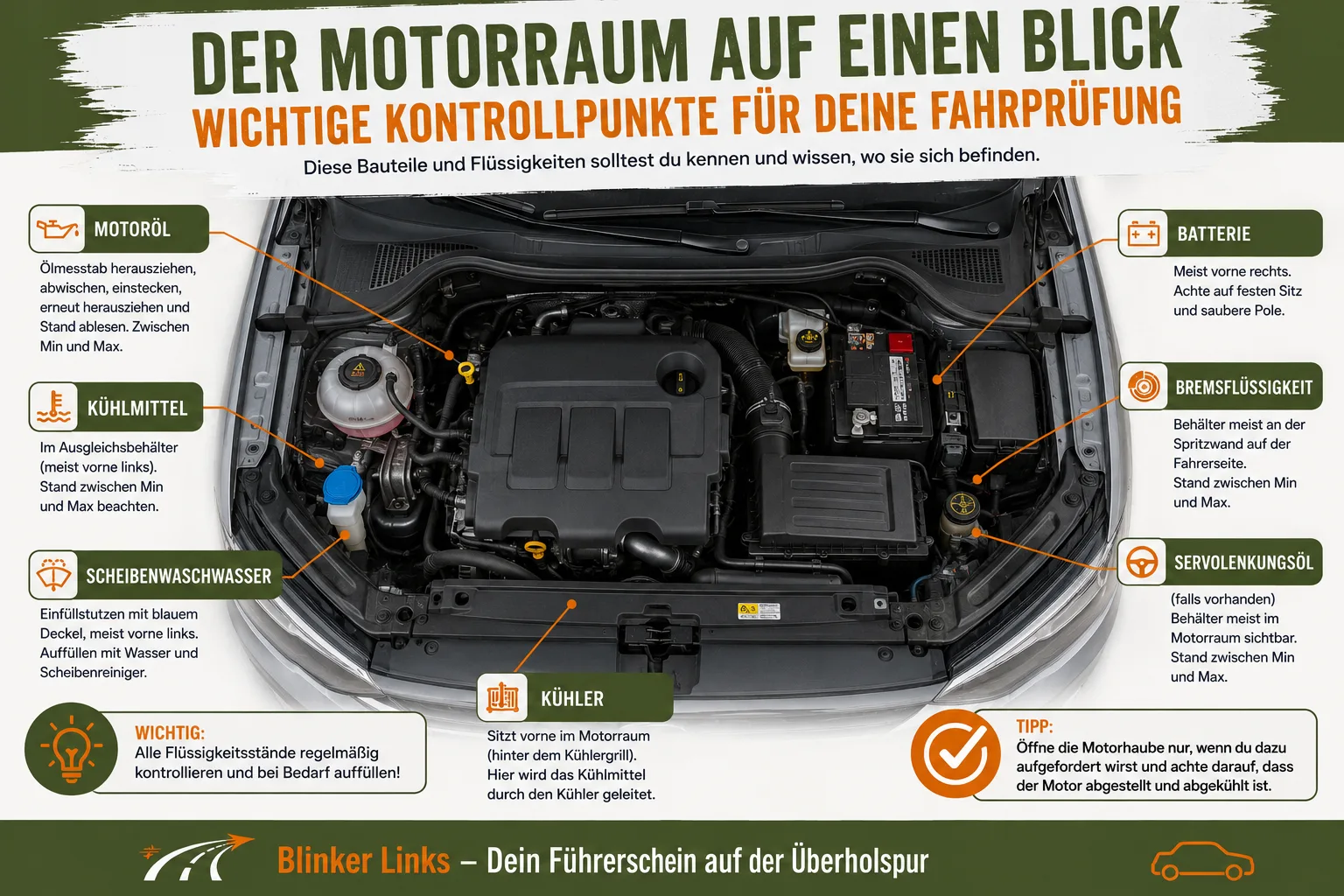 Infografik Blogbeitrag Technikfragen Fahrprüfung