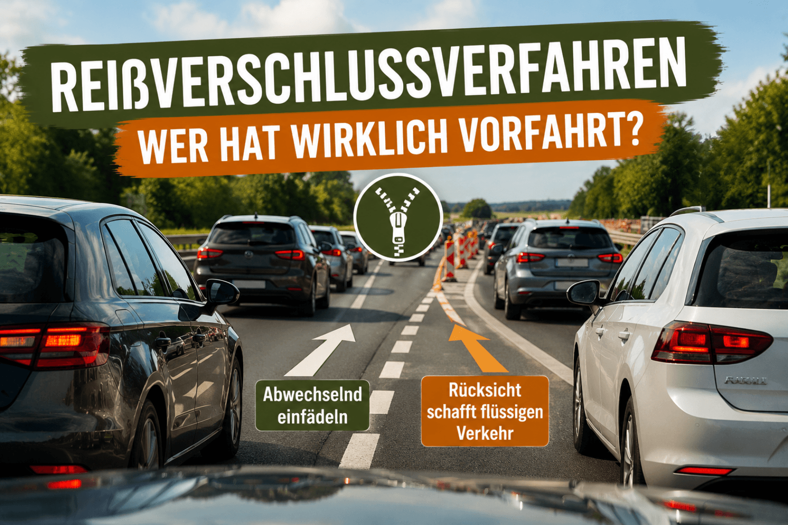 Blogbeitrag Reißverschlussverfahren Titelbild