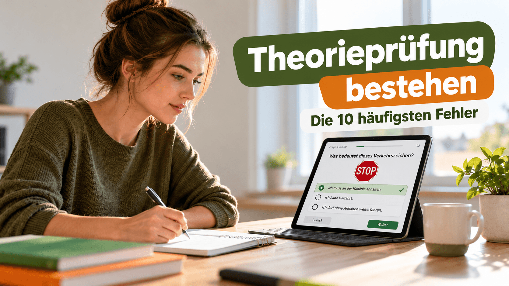Theorieprüfung bestehen: Die 10 häufigsten Fehler